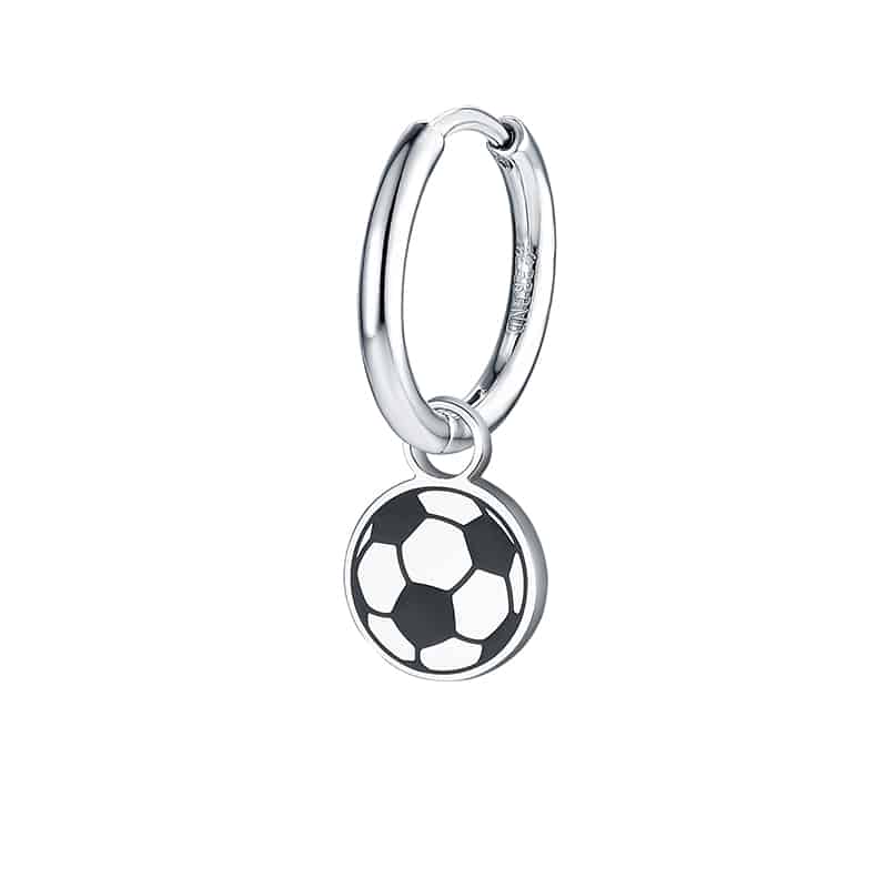 Charm Pallone da Calcio ciondolo in acciaio inox - Brand Gioielli