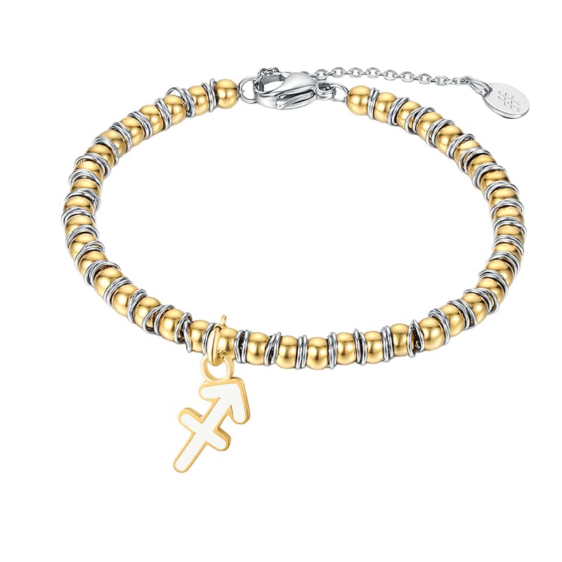 Charm Segno Zodiacale Sagittario in acciaio inox Zodiaco - Brand Gioielli