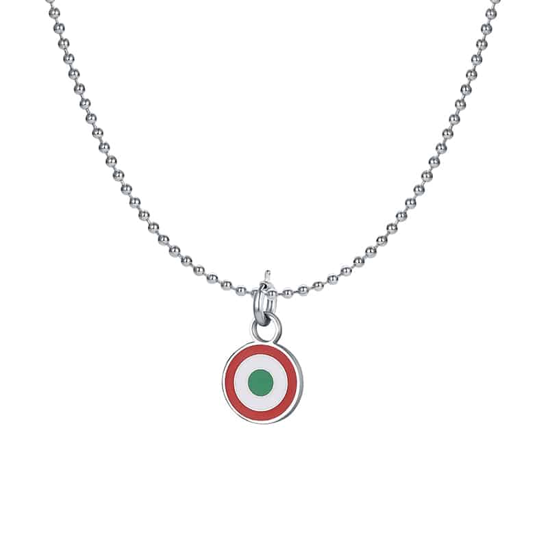 Charm Coppa Italia Serie A ciondolo in acciaio inox - Brand Gioielli