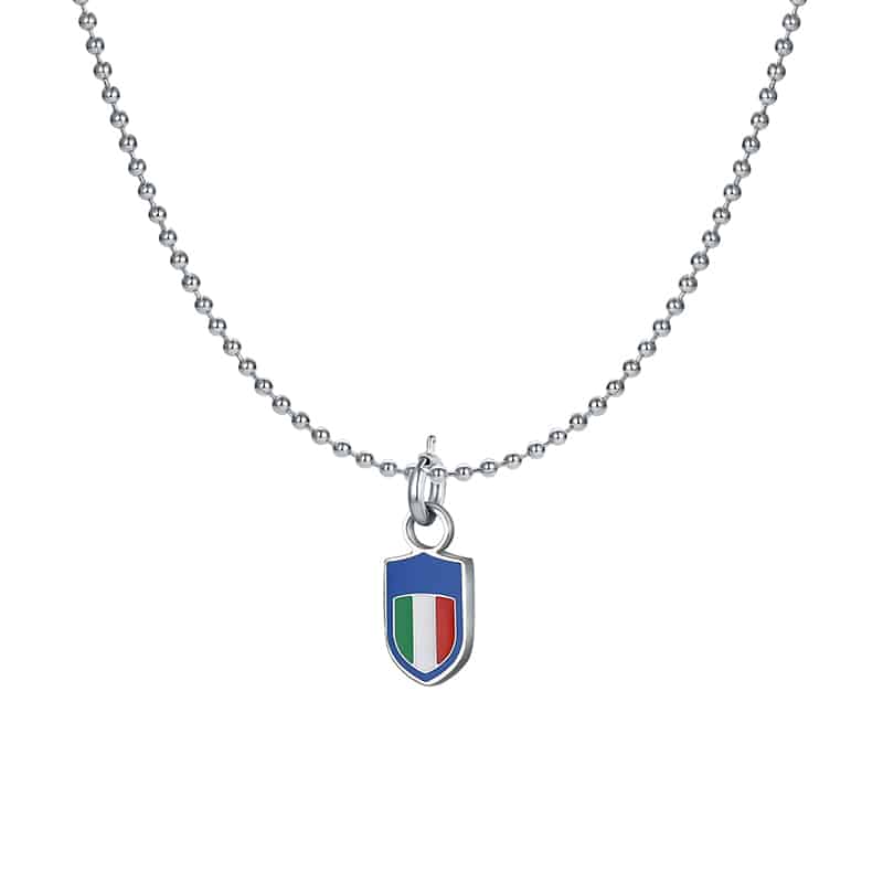 Charm Scudetto Serie A ciondolo in acciaio inox - Brand Gioielli