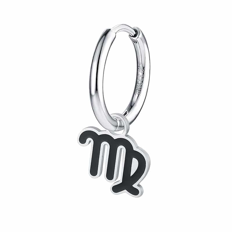 Charm Segno Zodiacale Vergine in acciaio inox Zodiaco - Brand Gioielli