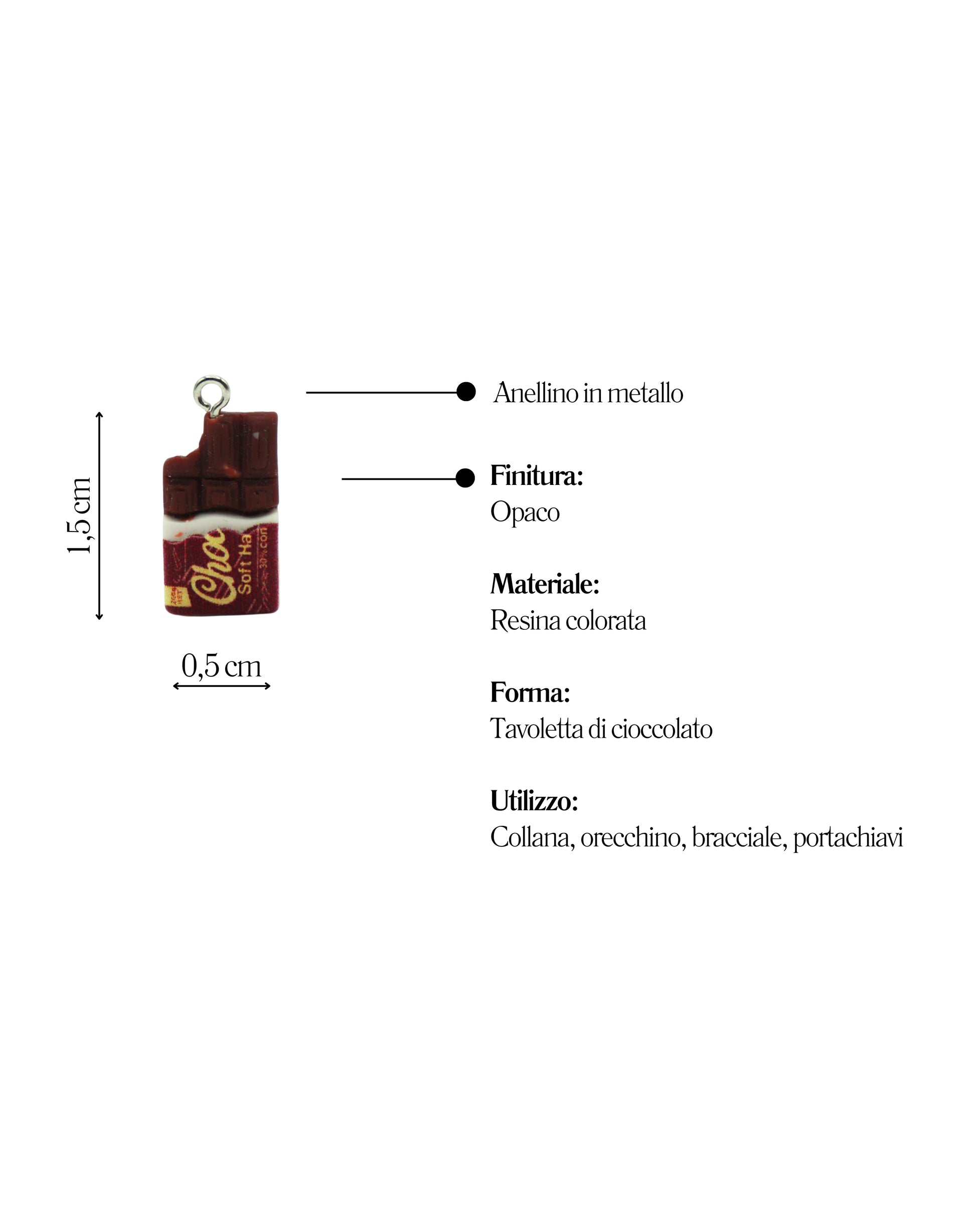 Charm "BARRETTA DI CIOCCOLATO"