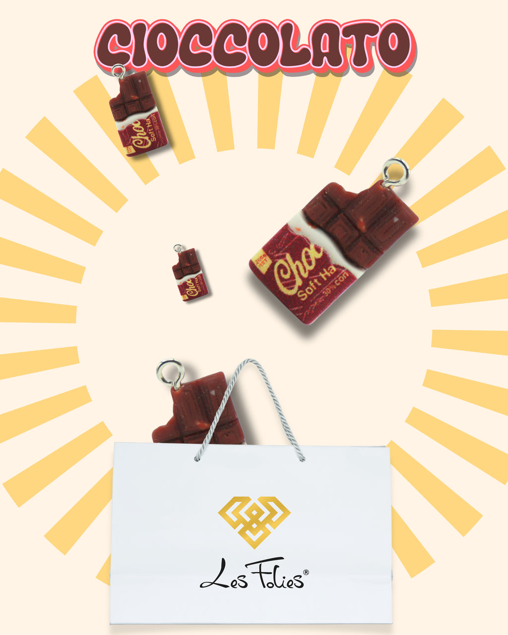 Charm "BARRETTA DI CIOCCOLATO"