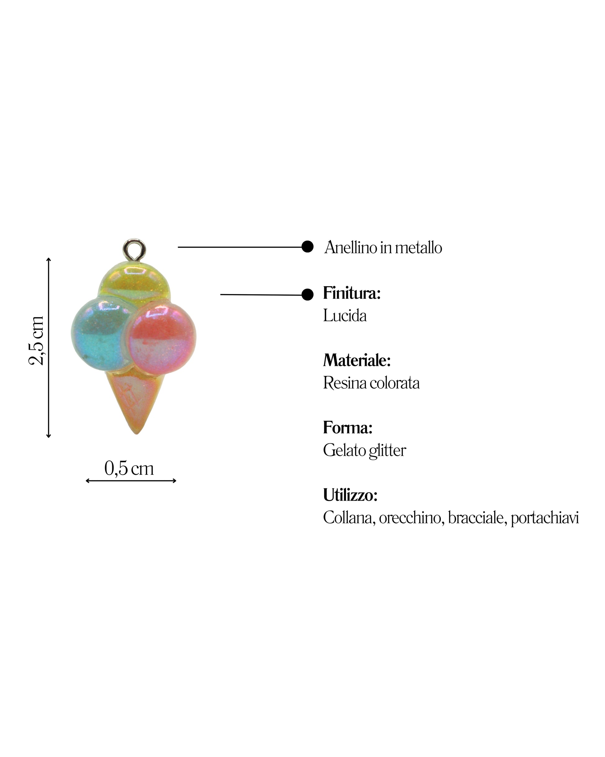 Charm "CONO GELATO"