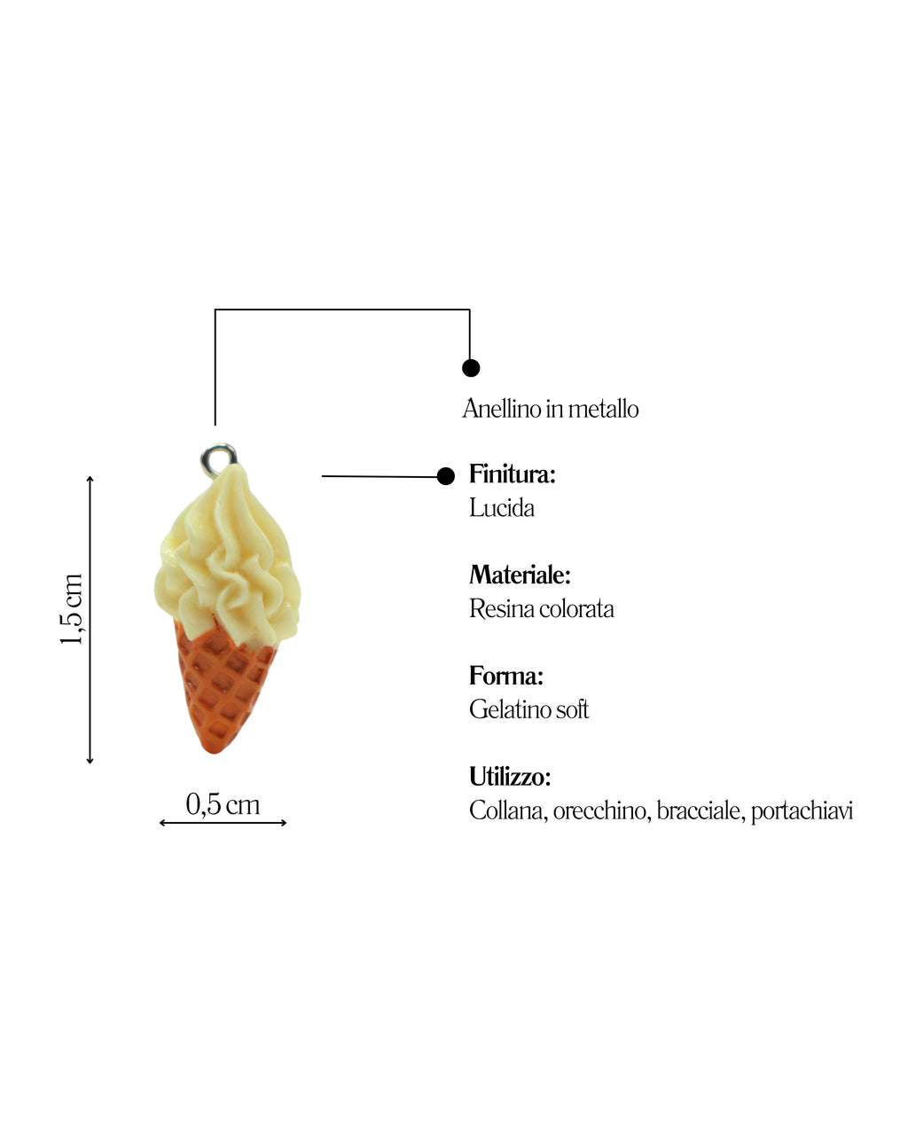 Charm "CONO GELATO"
