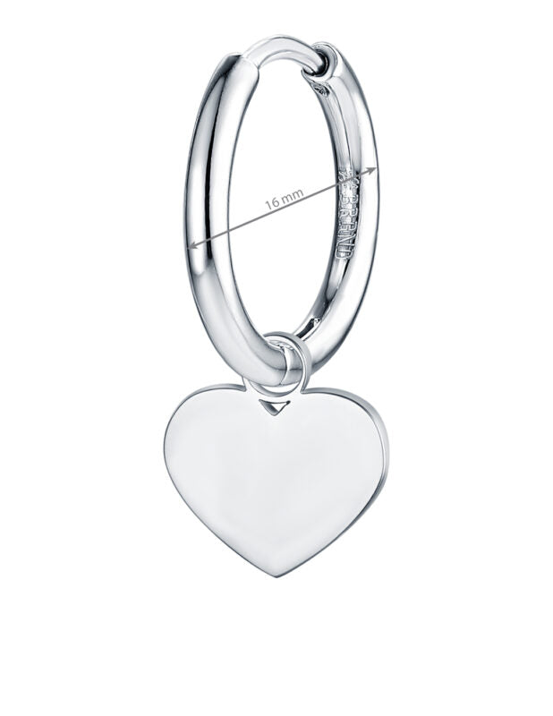 Charm Cuore Argento Grande