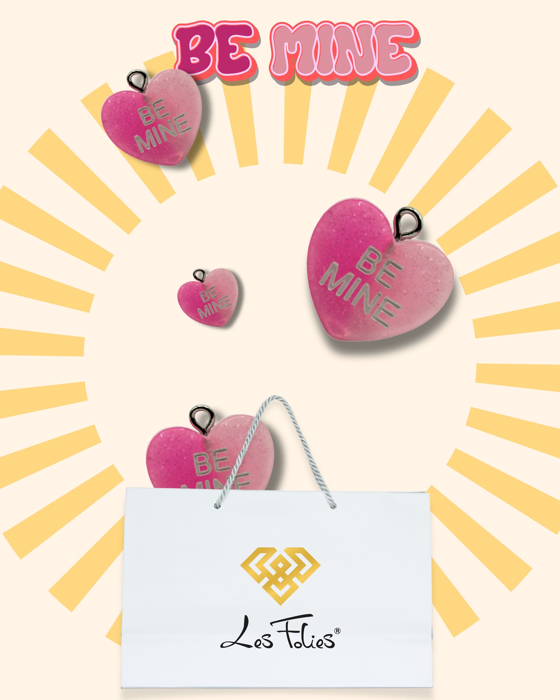 Charm Cuore "BE MINE"