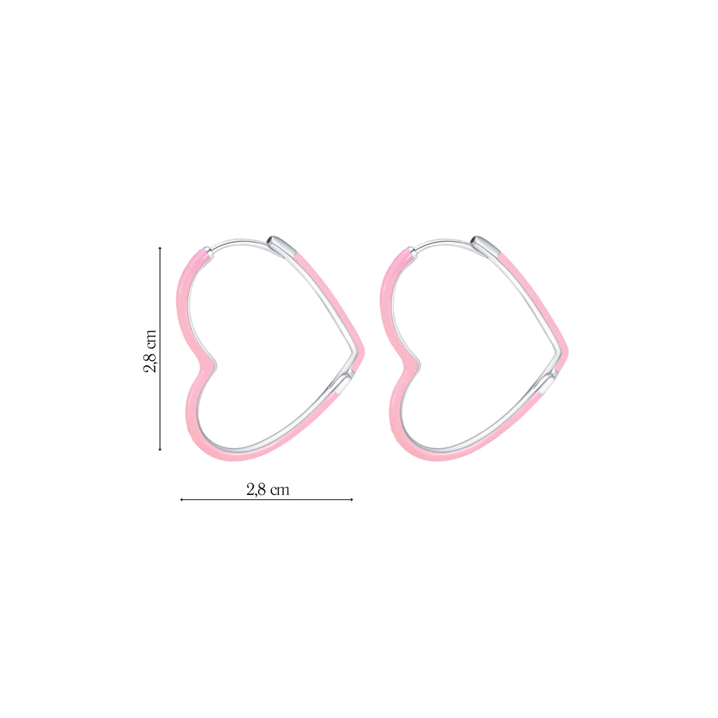 Coppia Di Orecchini_Argento 925 "CUORE"
