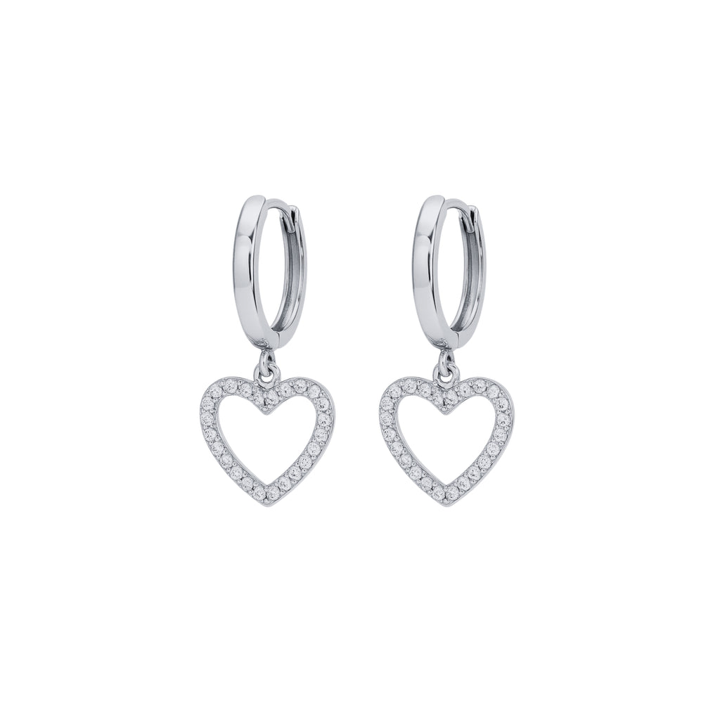 Coppia Di Orecchini_Argento 925 "CUORE"