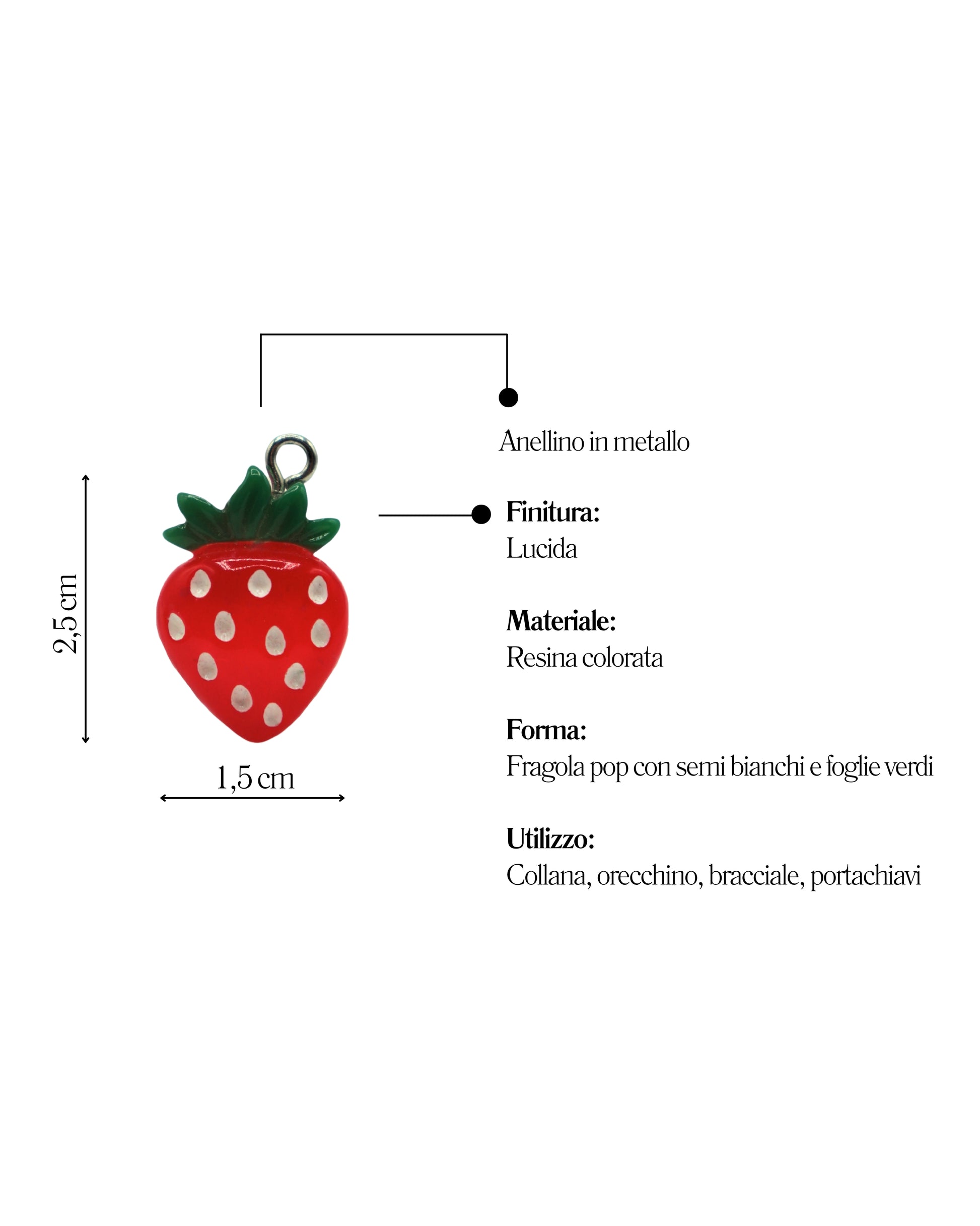 Charm "FRAGOLA"