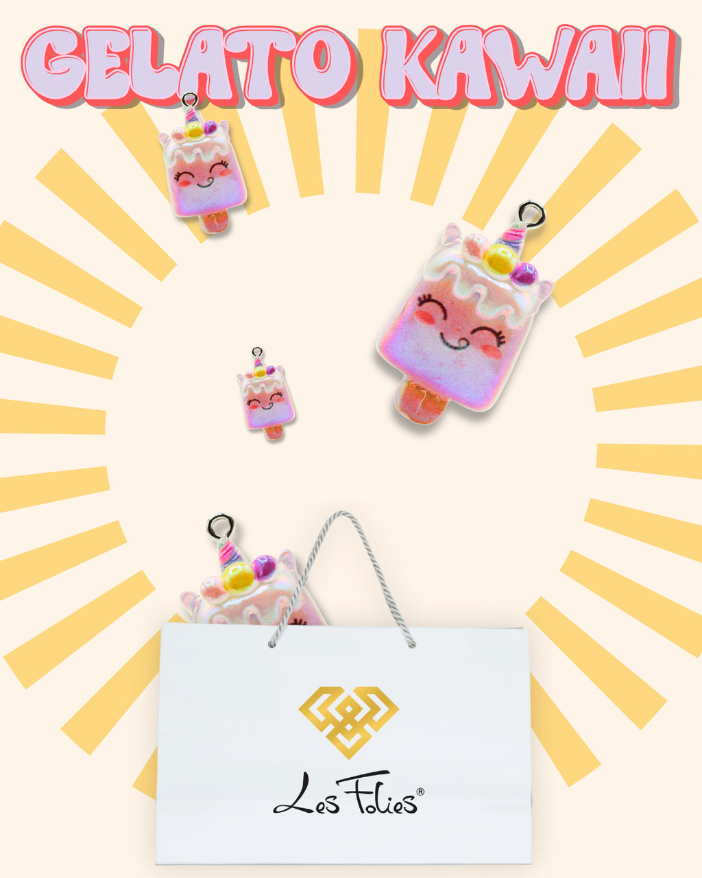 Charm Gelato "UNICORNO"