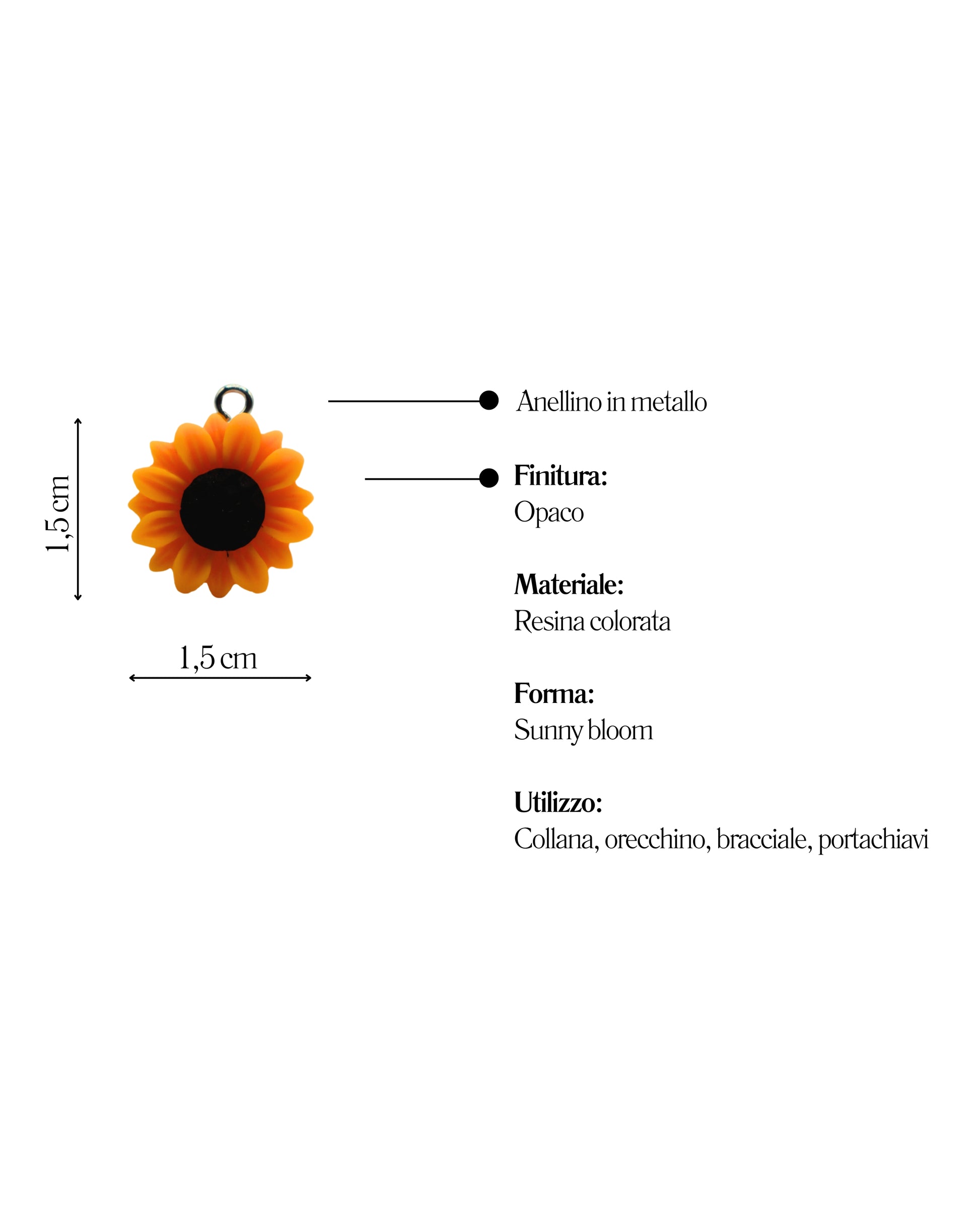 Charm "GIRASOLE"