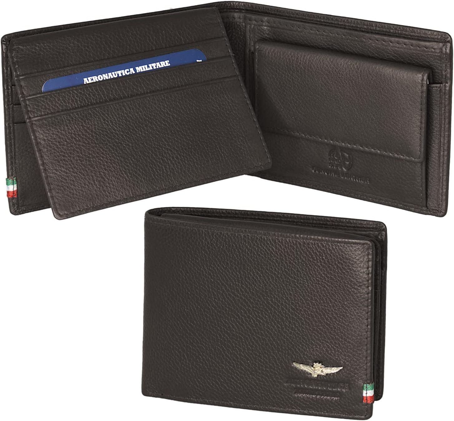 Portafoglio in Vera Pelle Flag - Aeronautica Militare