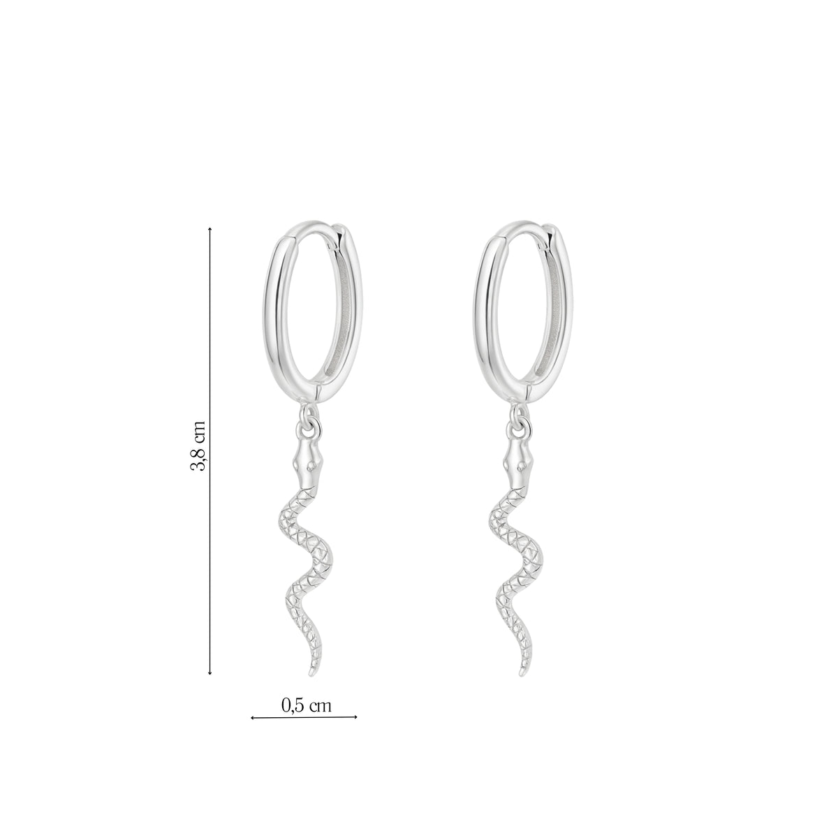 Coppia Di Orecchini_Argento 925 "SNAKE"