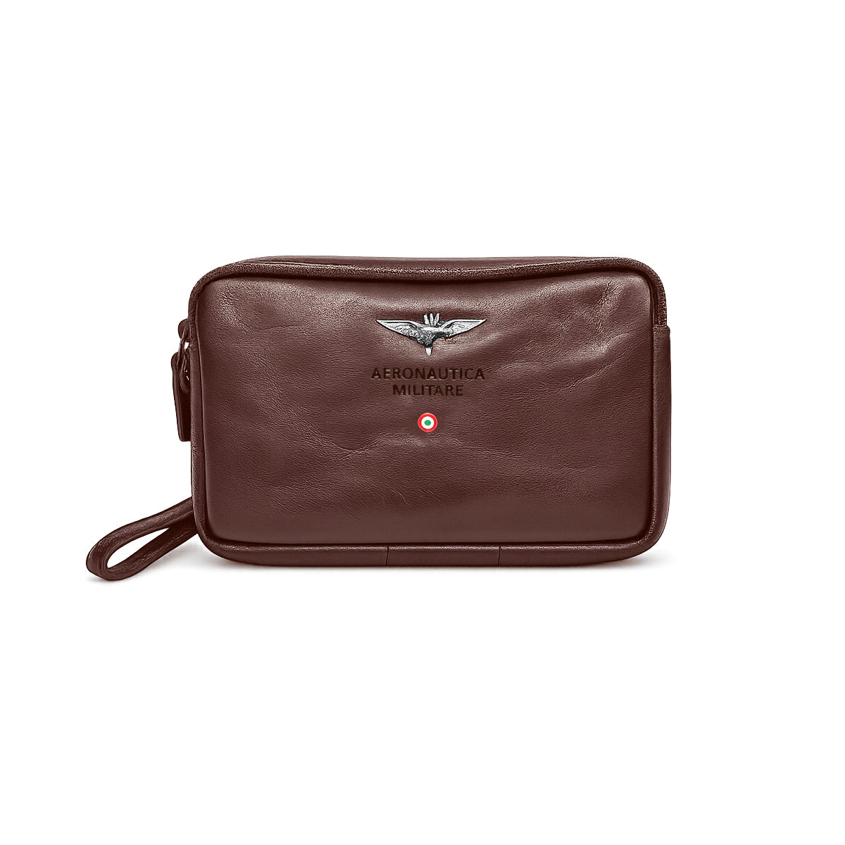Borsello/Tracolla Aeronautica Militare AM309 Vintage in Vera pelle