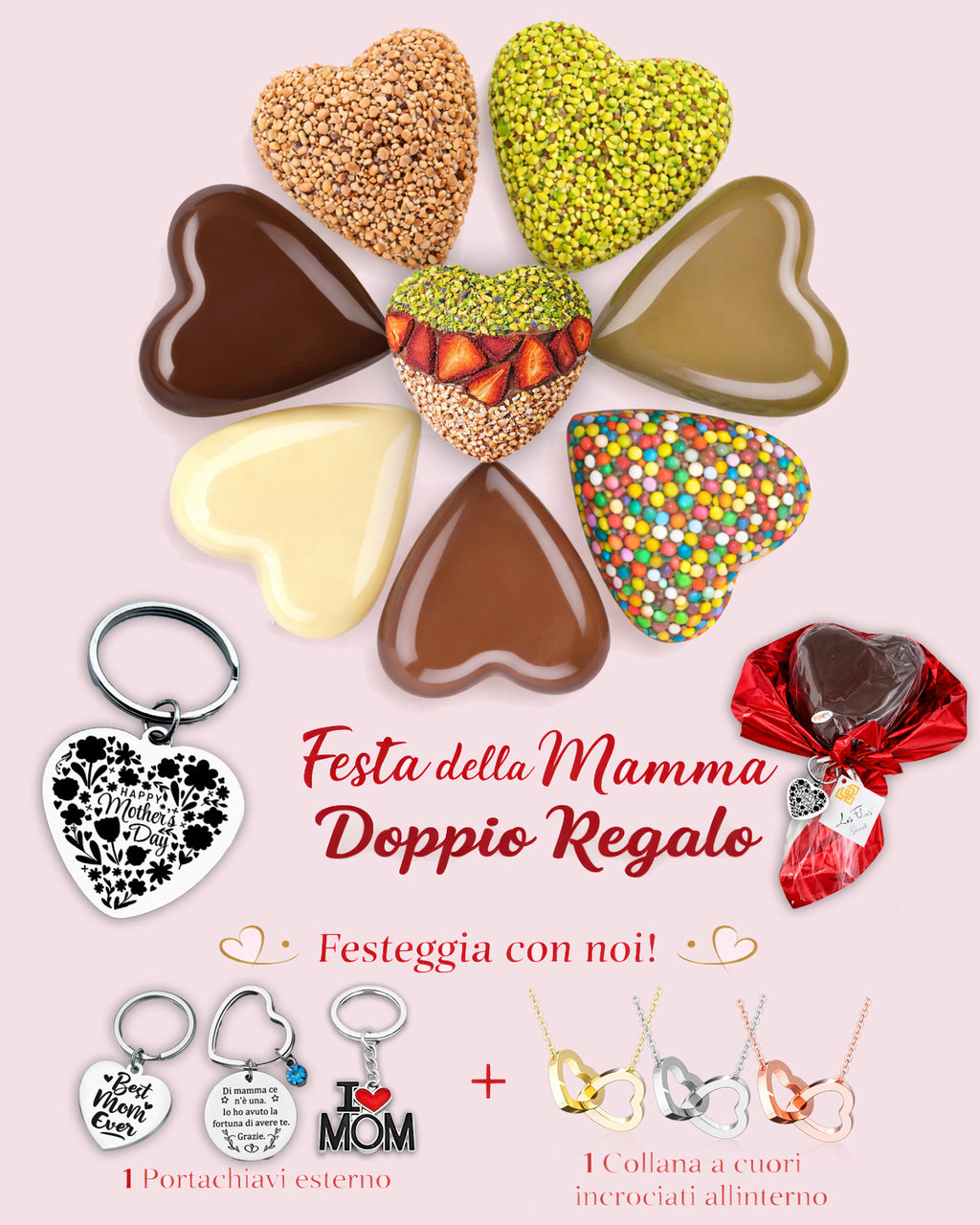 Cuore Pistacchioso doppia sorpresa