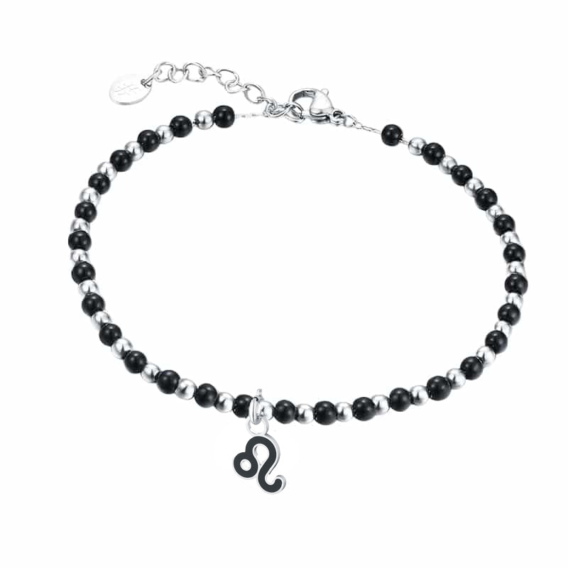 Charm Segno Zodiacale Leone in acciaio inox Zodiaco - Brand Gioielli