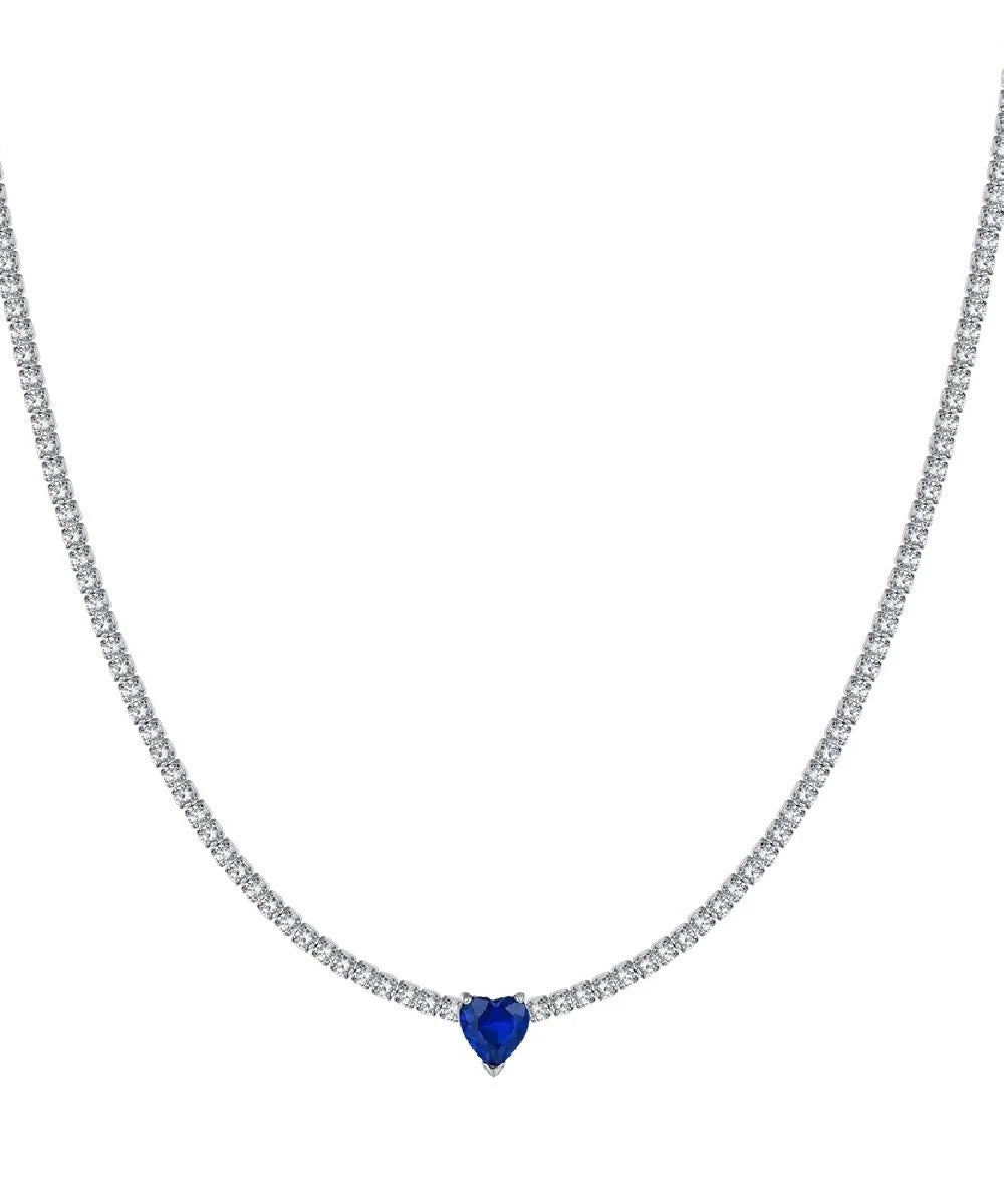 Collana tennis cuore