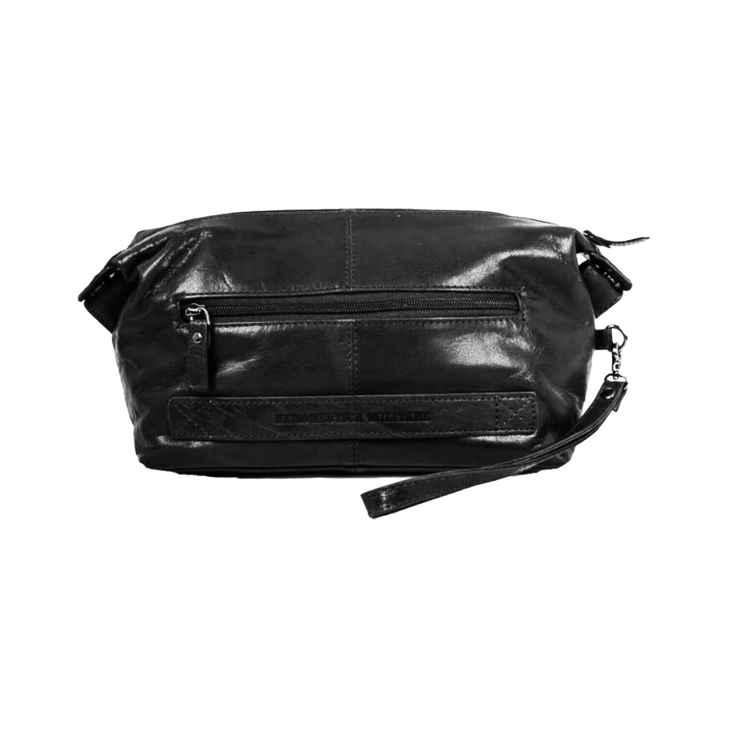 Pochette Necessaire Aeronautica Militare AM300 Vintage in Vera pelle