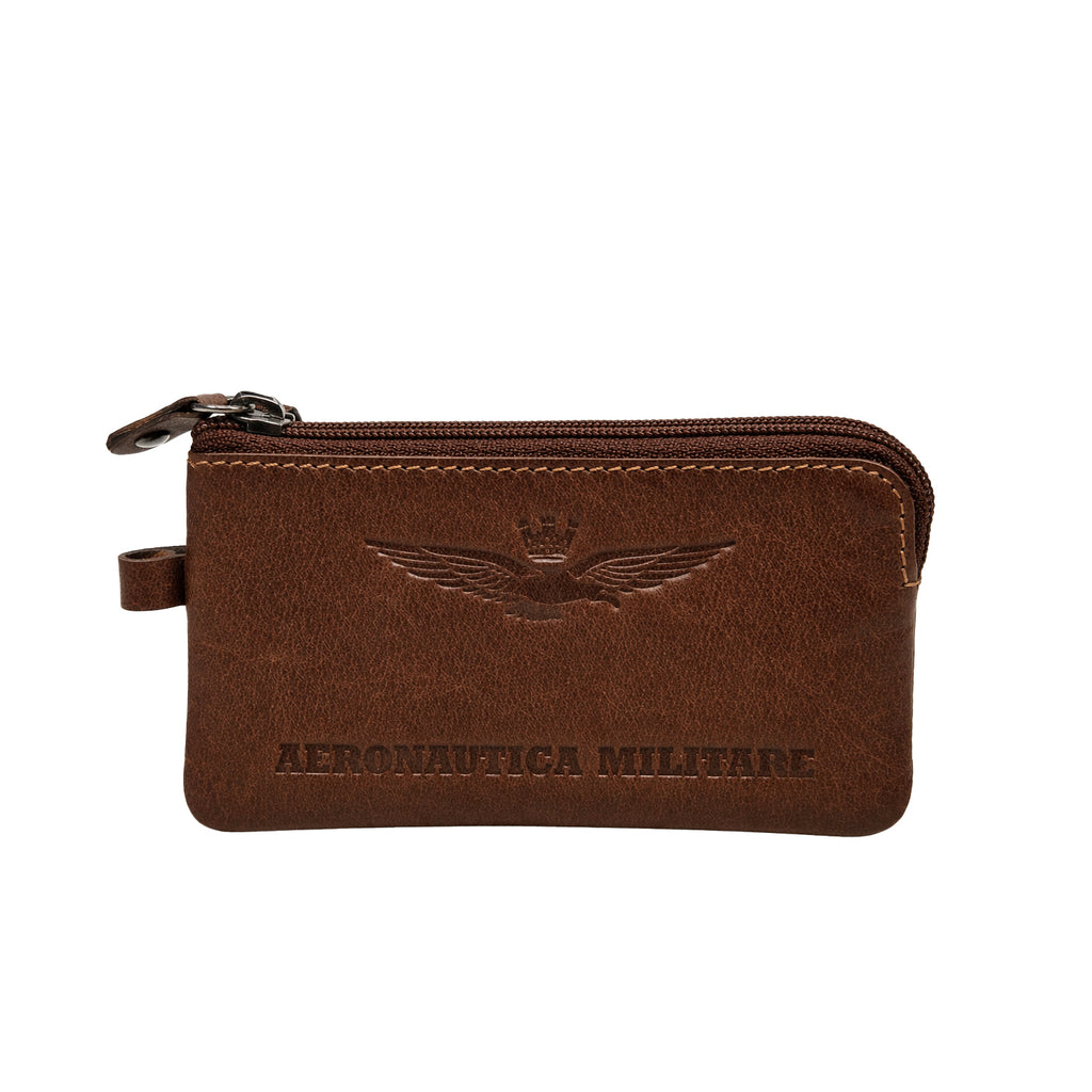Portachiavi Aeronautica Militare AM248 New Eagle in Vera Pelle