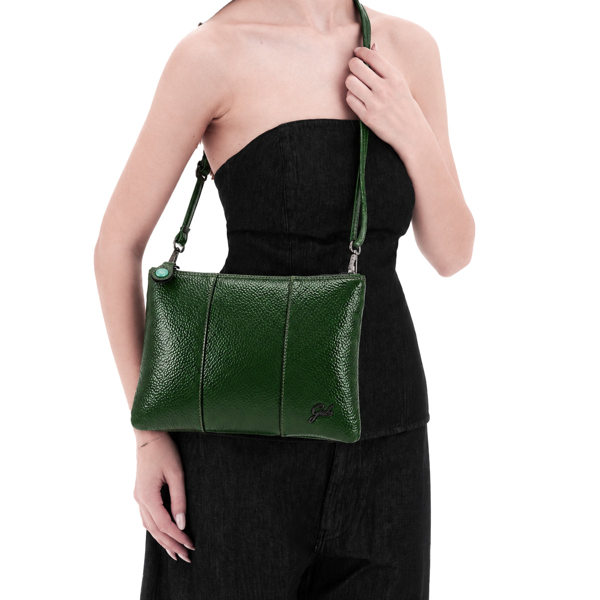 Borsa Gabs BEYONCE Taglia M Lucida Verniciata in vera pelle