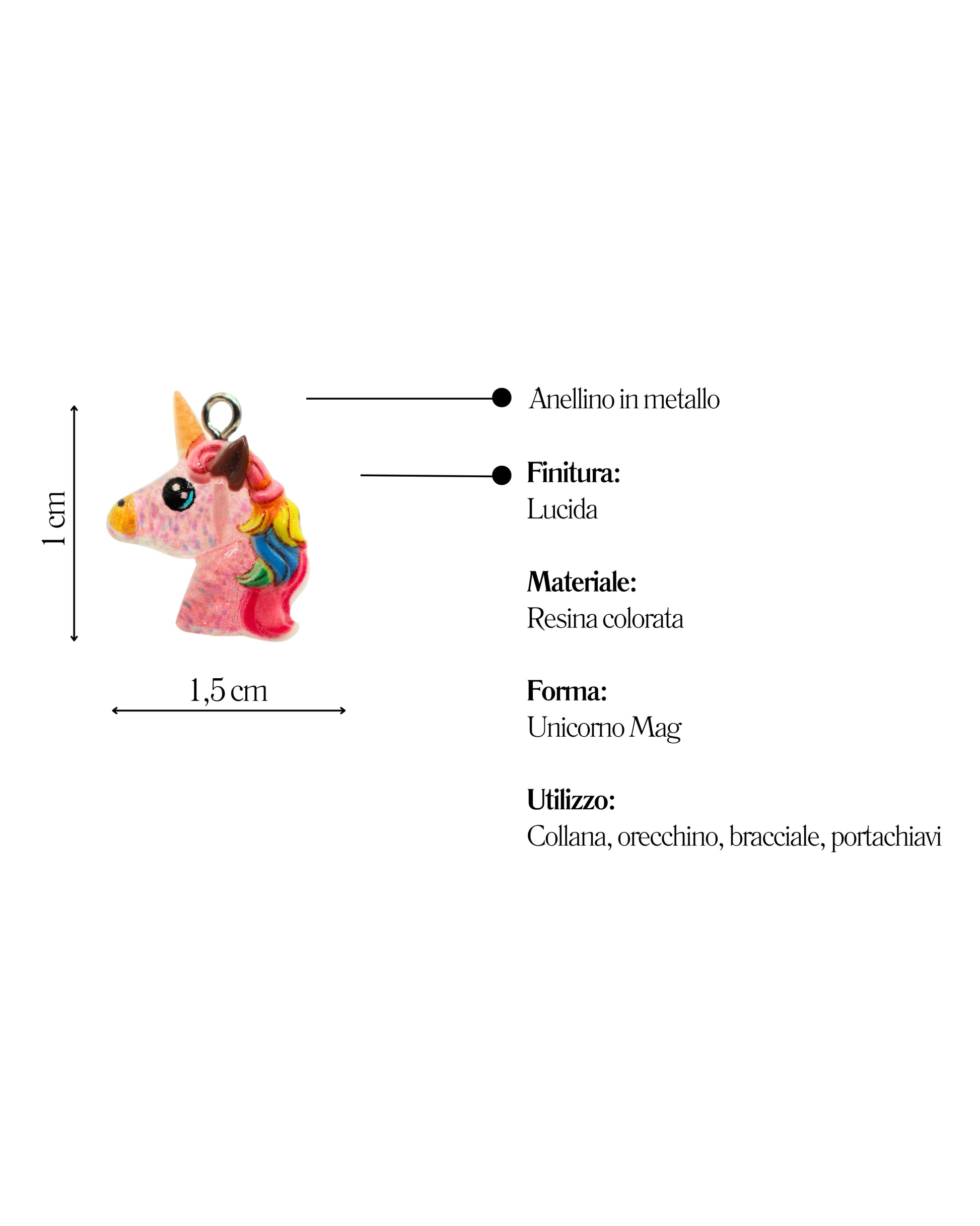 Charm "UNICORNO"