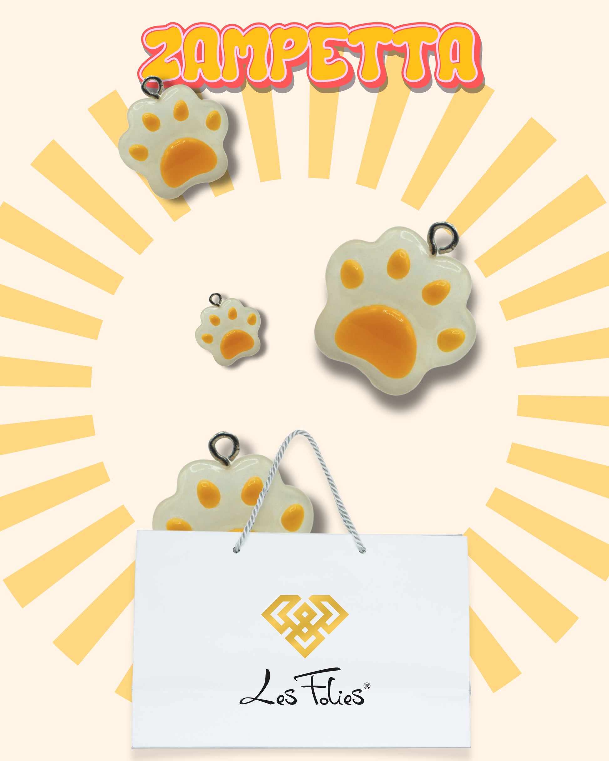 Charm Cuore "ZAMPA"