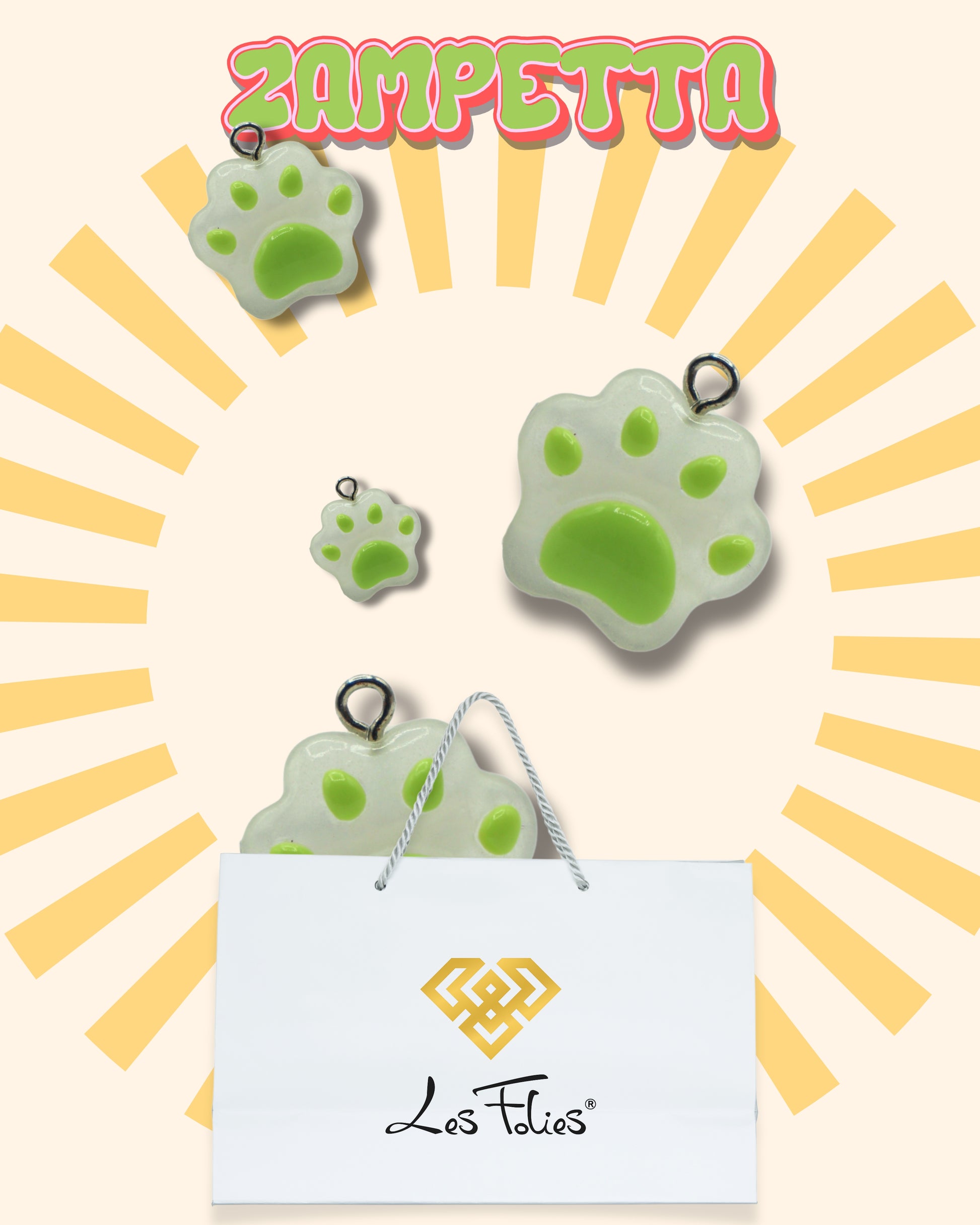 Charm Cuore "ZAMPA"