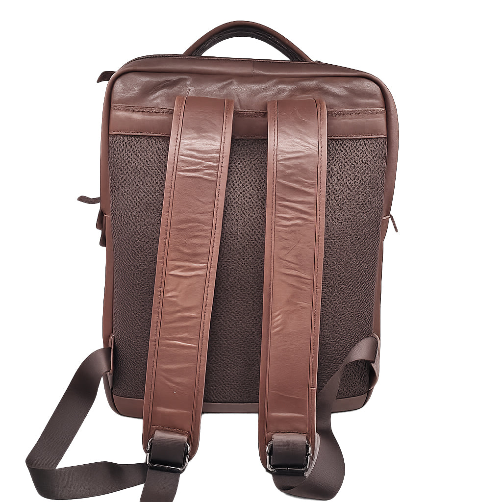 Zaino Porta PC Aeronautica Militare AM305 Vintage in Vera Pelle